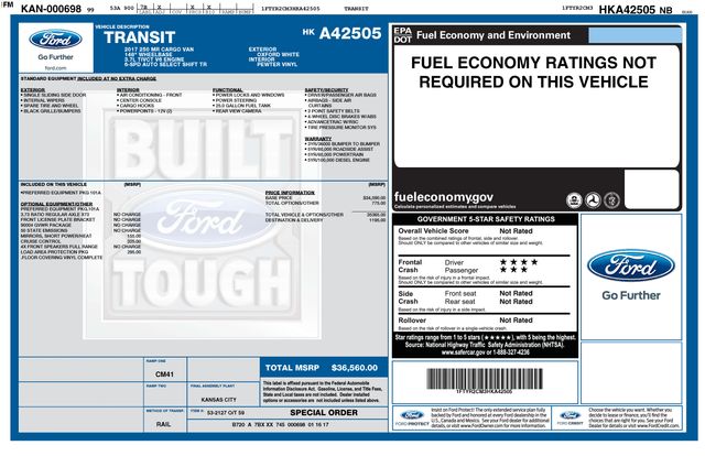 2017 Ford Transit Van Base - Photo 31
