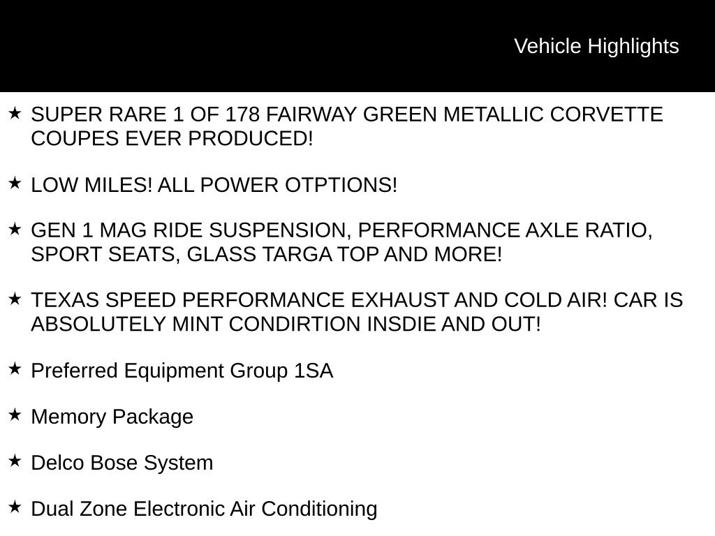1997 Chevrolet Corvette view 5
