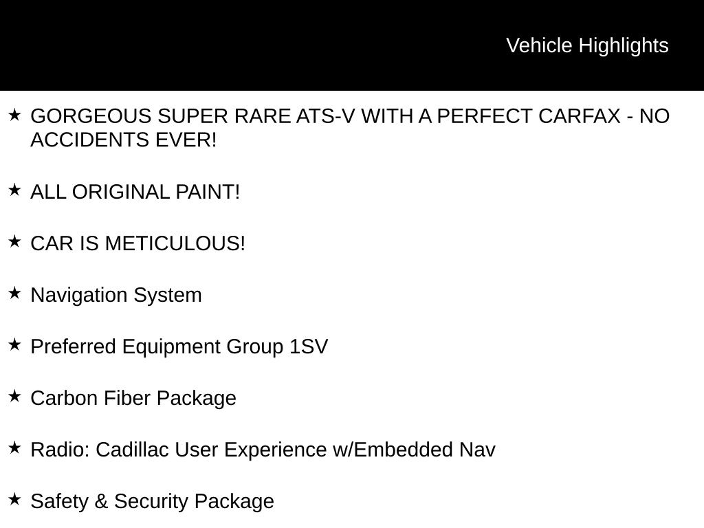 2018 Cadillac ATS-V view 5