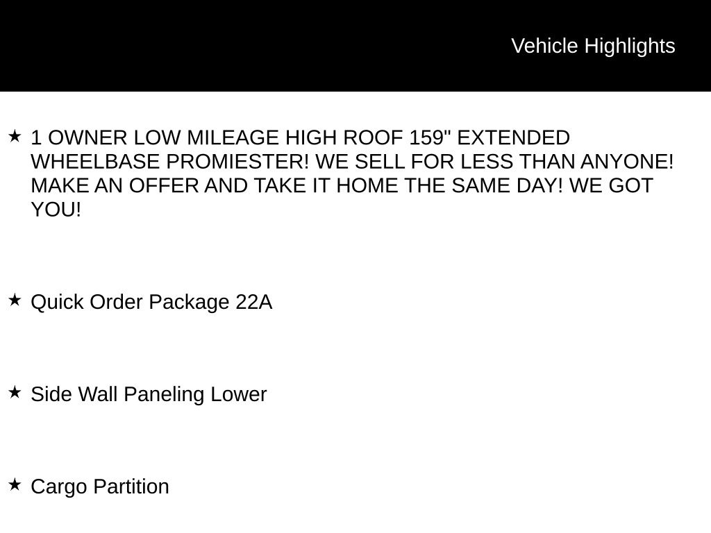 2023 Ram ProMaster 2500 view 5