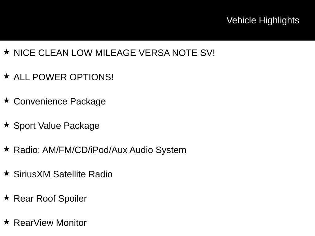 2014 Nissan Versa Note view 5