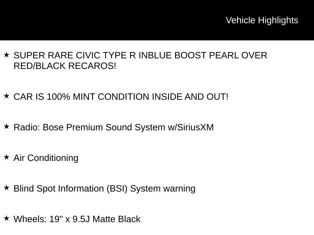 2023 Honda Civic Type R view 5